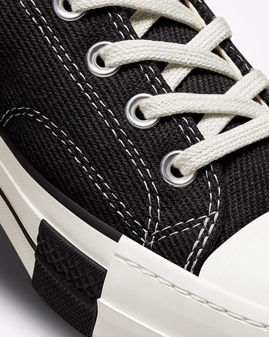 Men's Converse x DRKSHDW DRKSTAR Chuck 70 Low Top Shoes Black | AU E5341R